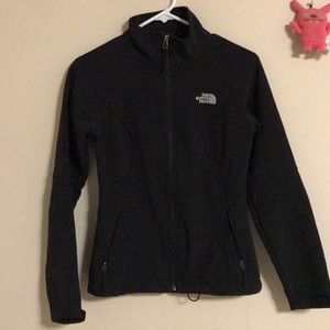 Northface black womens jacket water/wind resistant